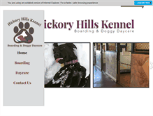Tablet Screenshot of hickoryhillskennels.com